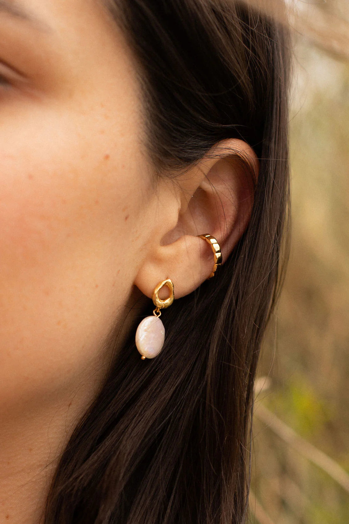 Pearl drop earrings | Estella Bartlett