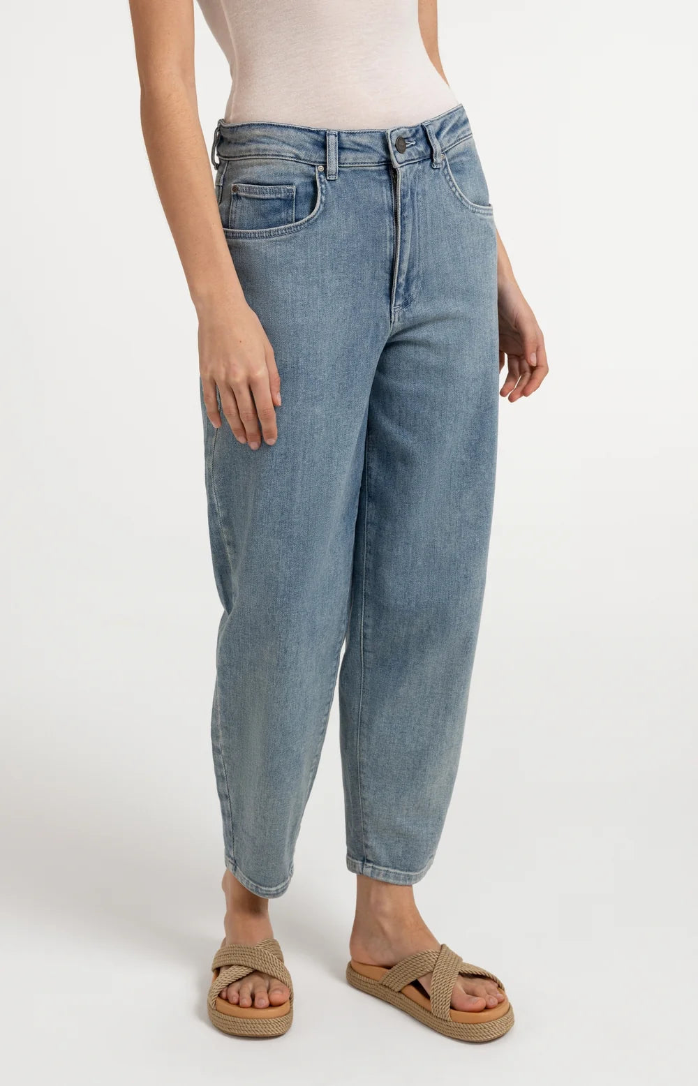 Mid Blue Denim jeans| Yaya