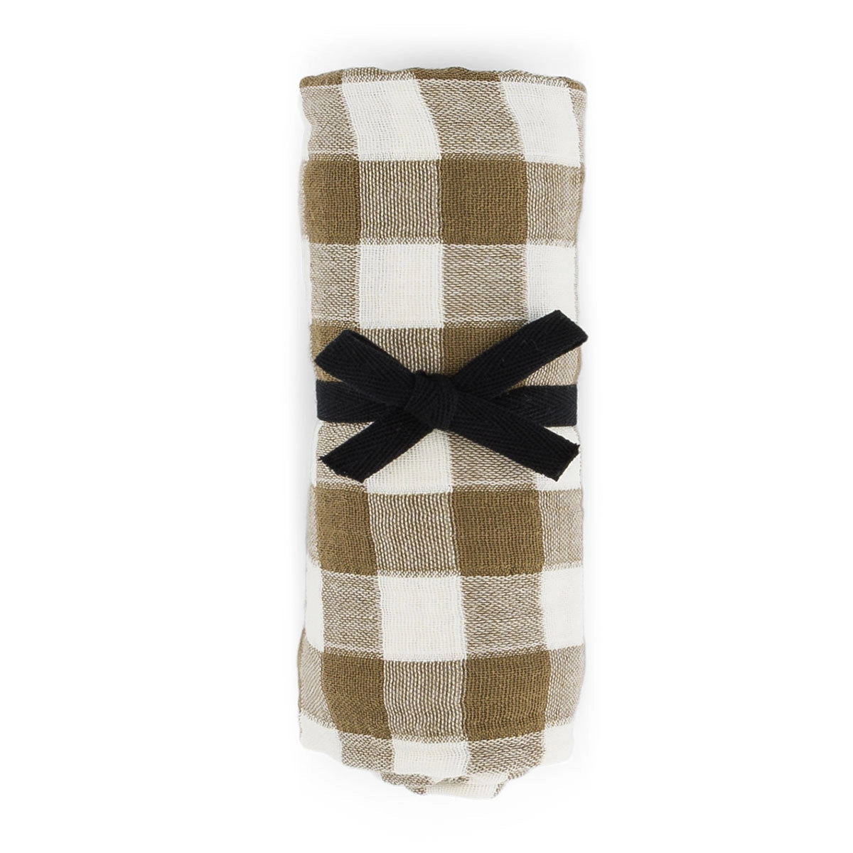 Bianca Gingham Swaddle|Rose in April