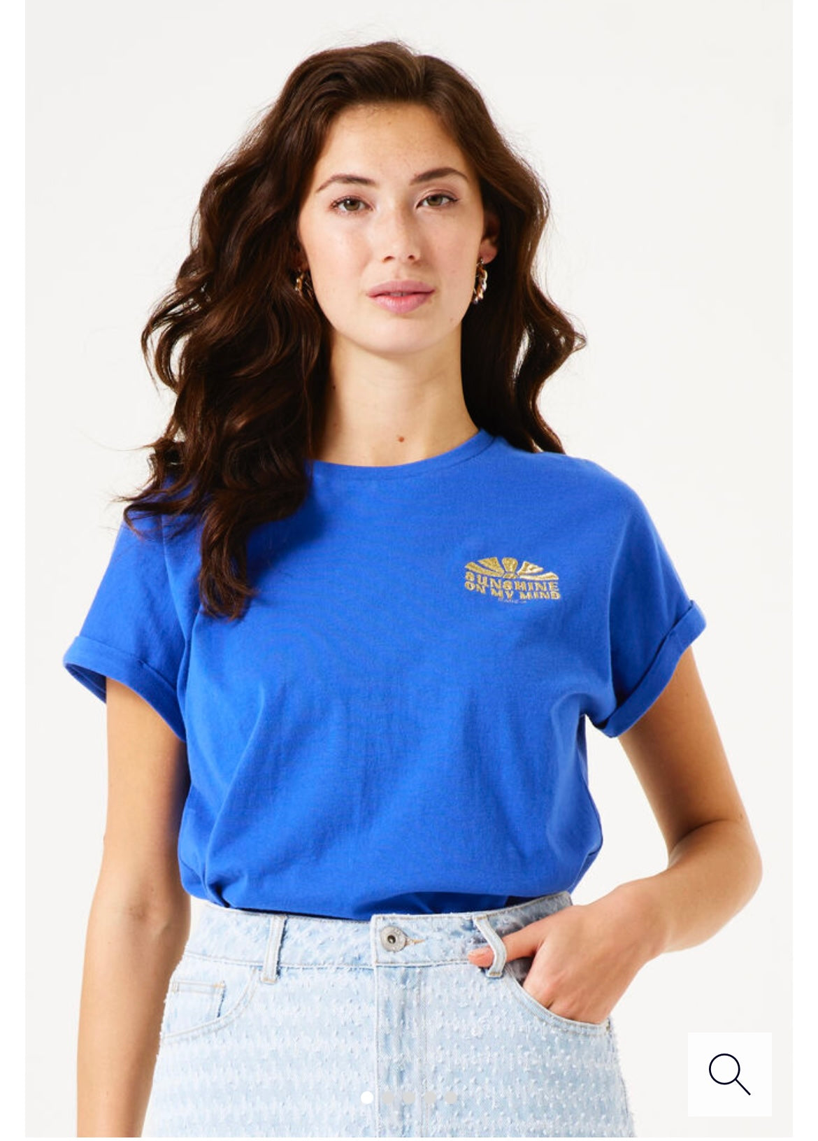Dazzling blue t shirt | Garcia