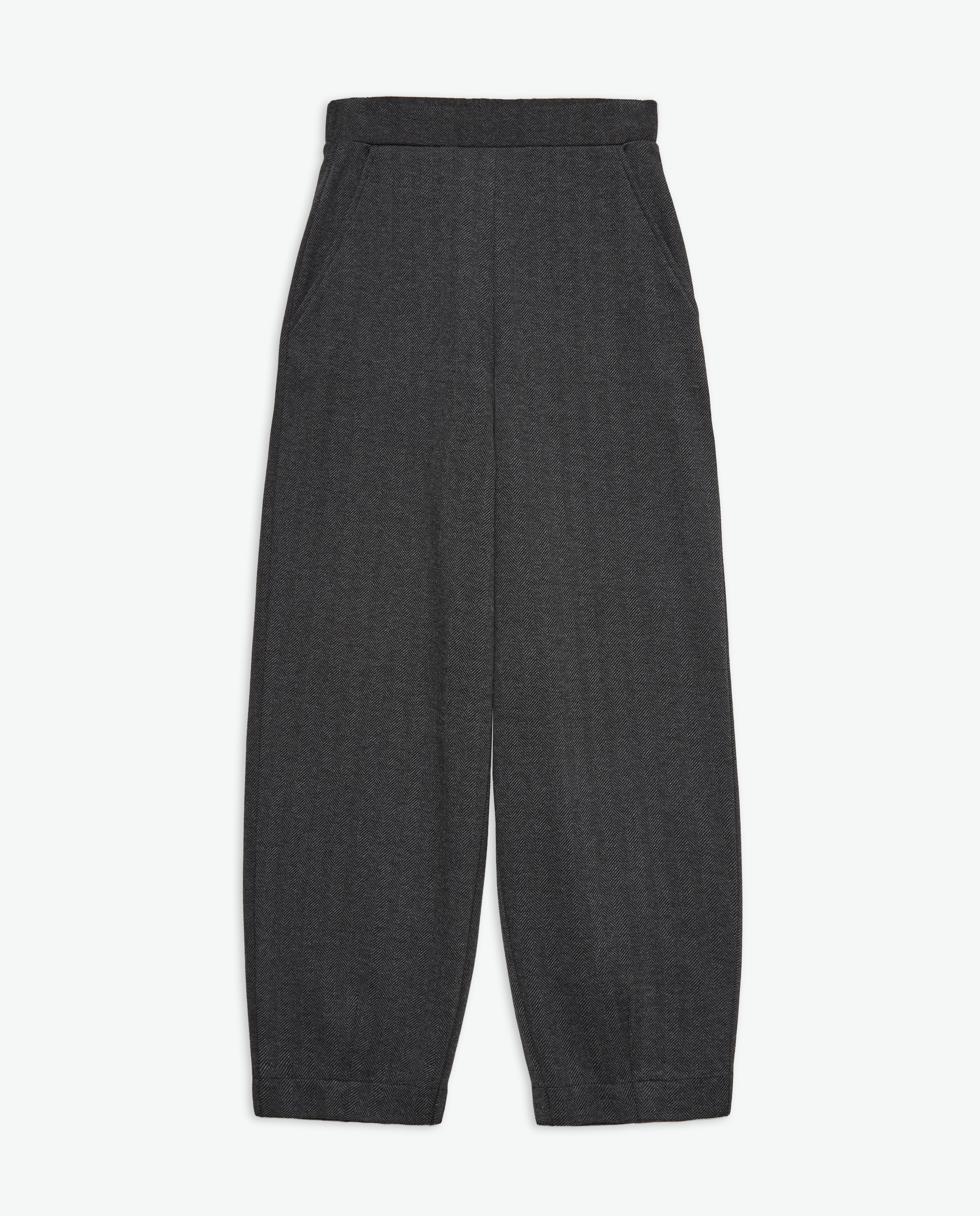 Jacquard Herringbone barrel leg | YERSE