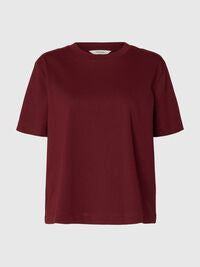 Boxy Tawny Port Tee|SLF