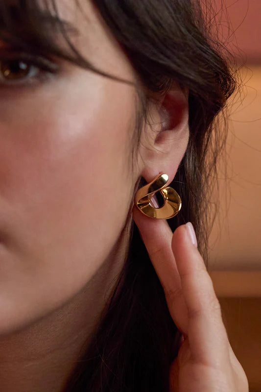 Twist Hoop Earring | Estella Bartlett