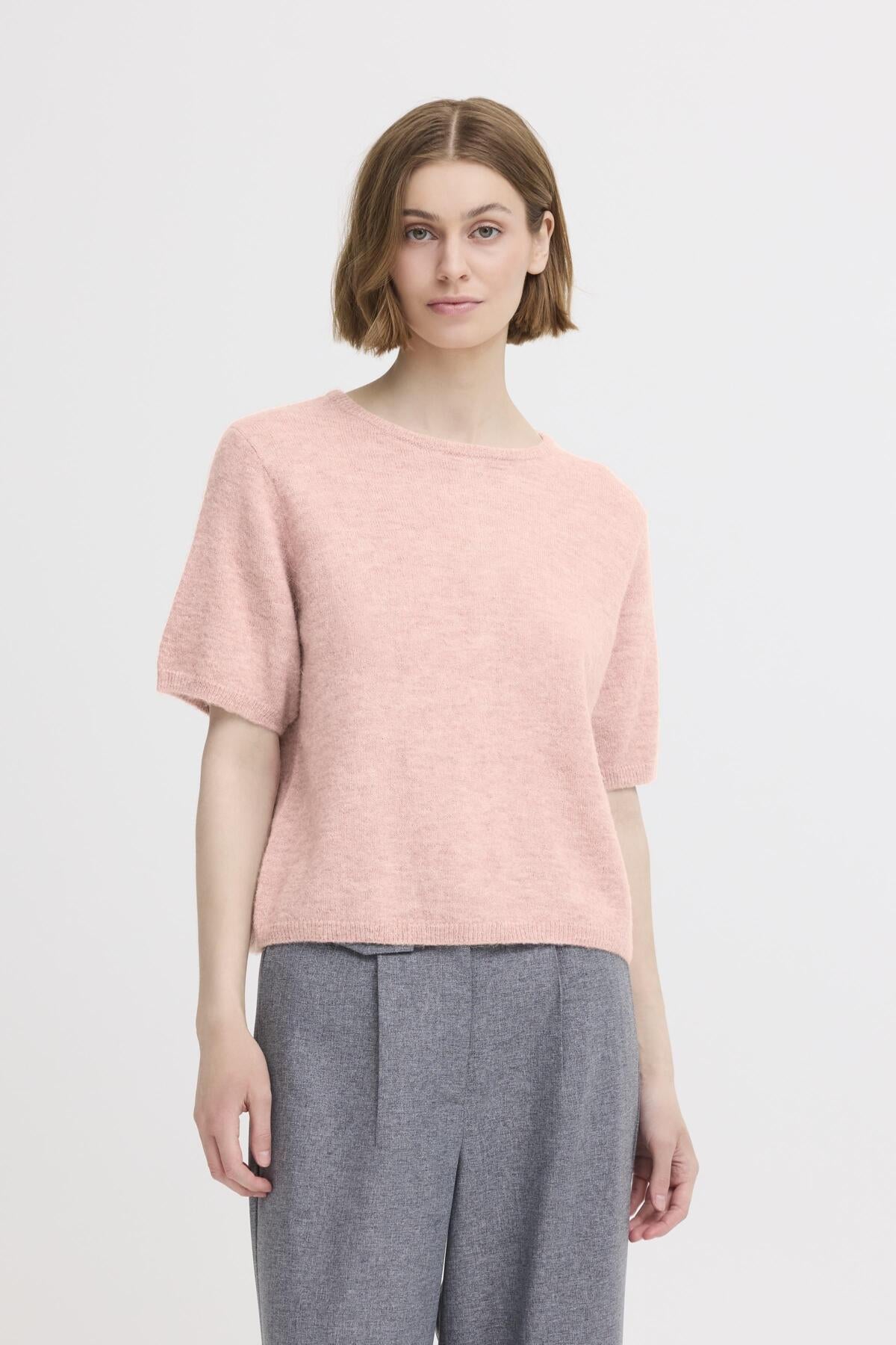 Kamara Short Sleeve Pink | Ichi
