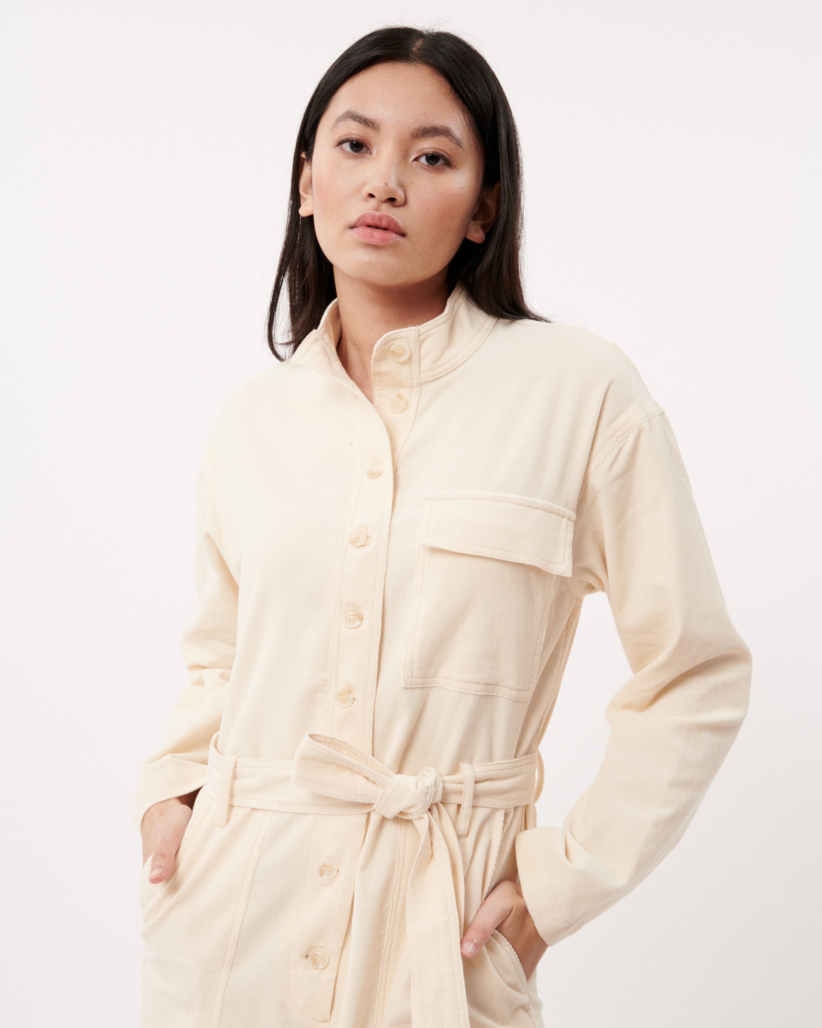 Cream Jumpsuit | Frnch