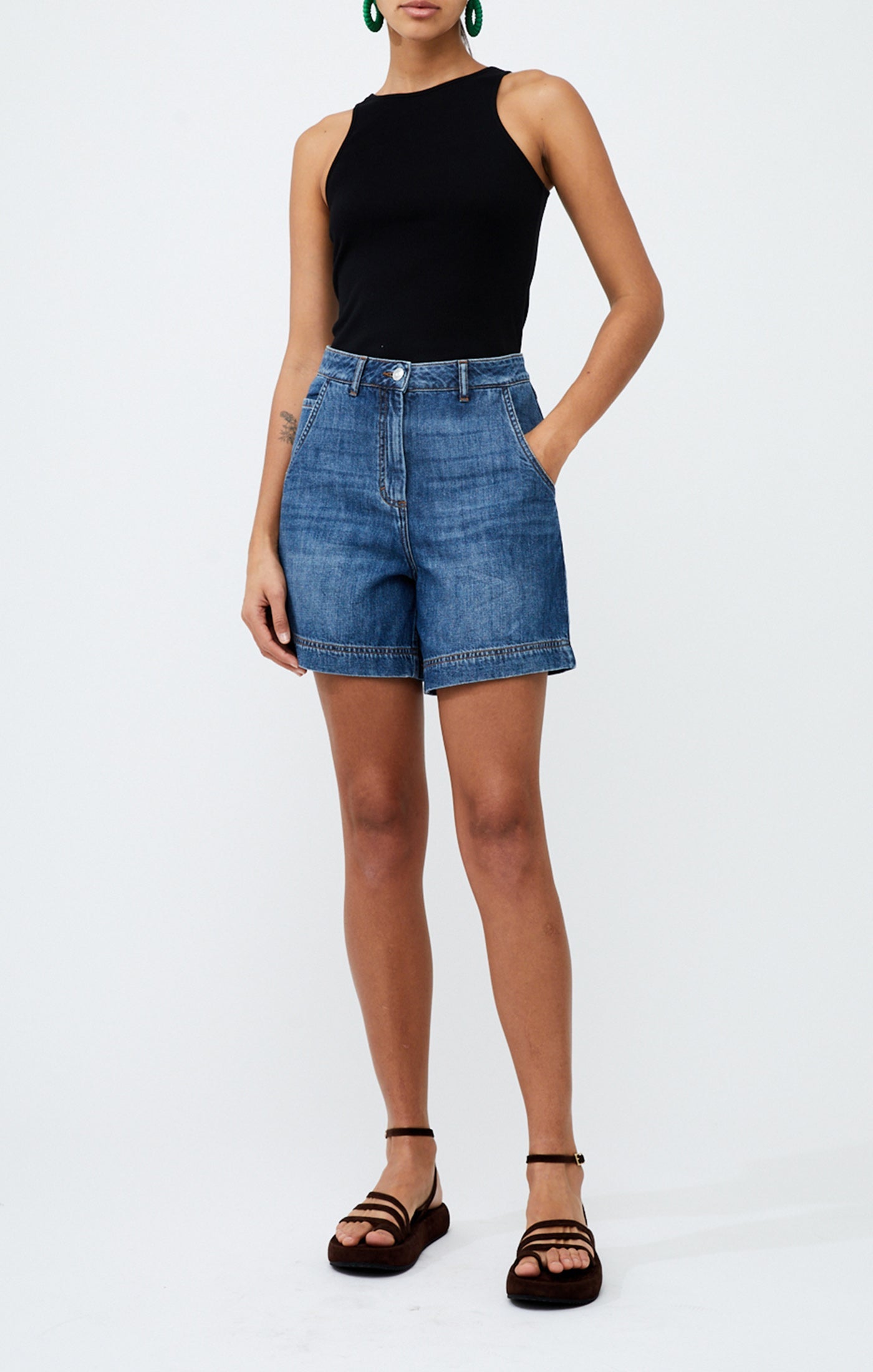 FINLEY DENIM SHORTS