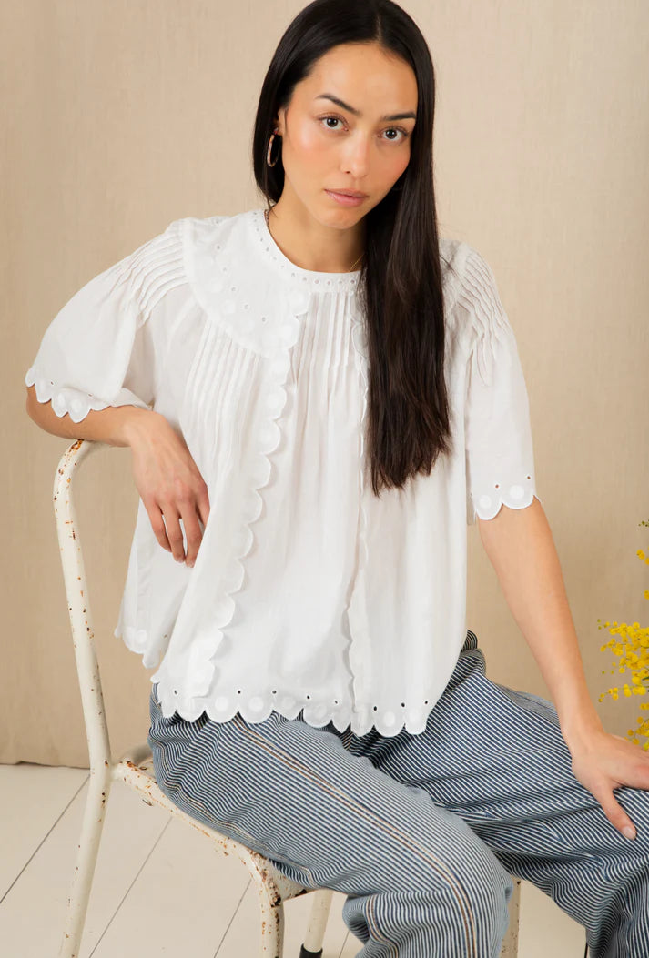 White Flora Top | Bonte