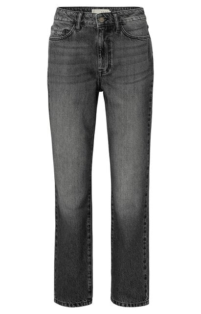 Dark Grey Straight Leg Jean | Yaya