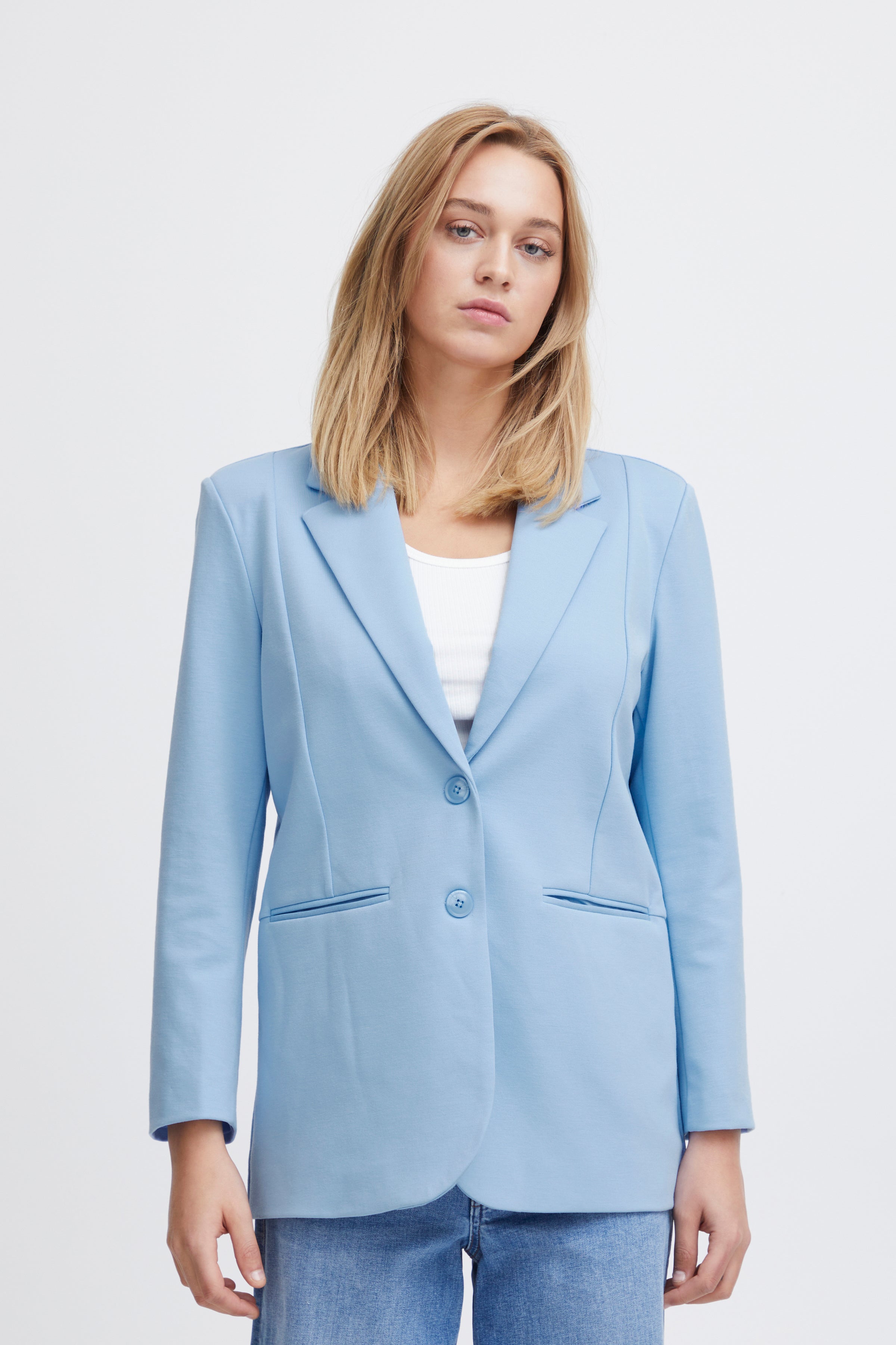 Ihkate Oversized Blazer Blue | Ichi