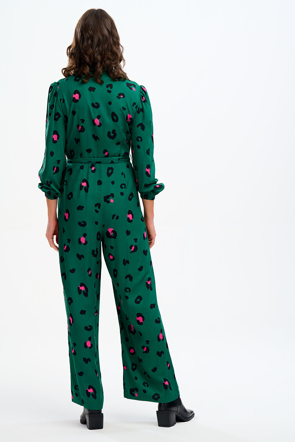 Loxley Green Leopard Jumpsuit | Sugarhill Brighton