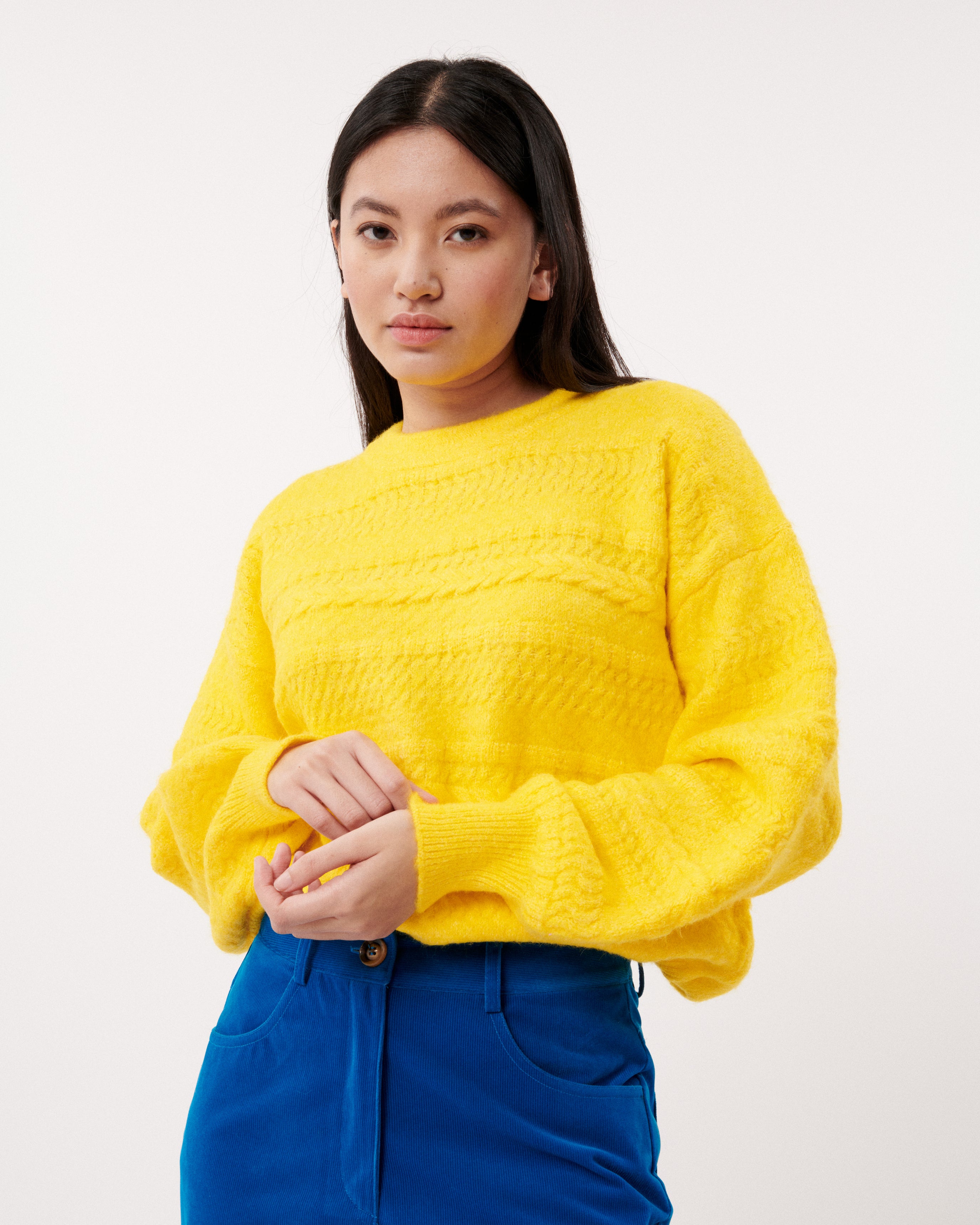 Yellow Knit | Frnch