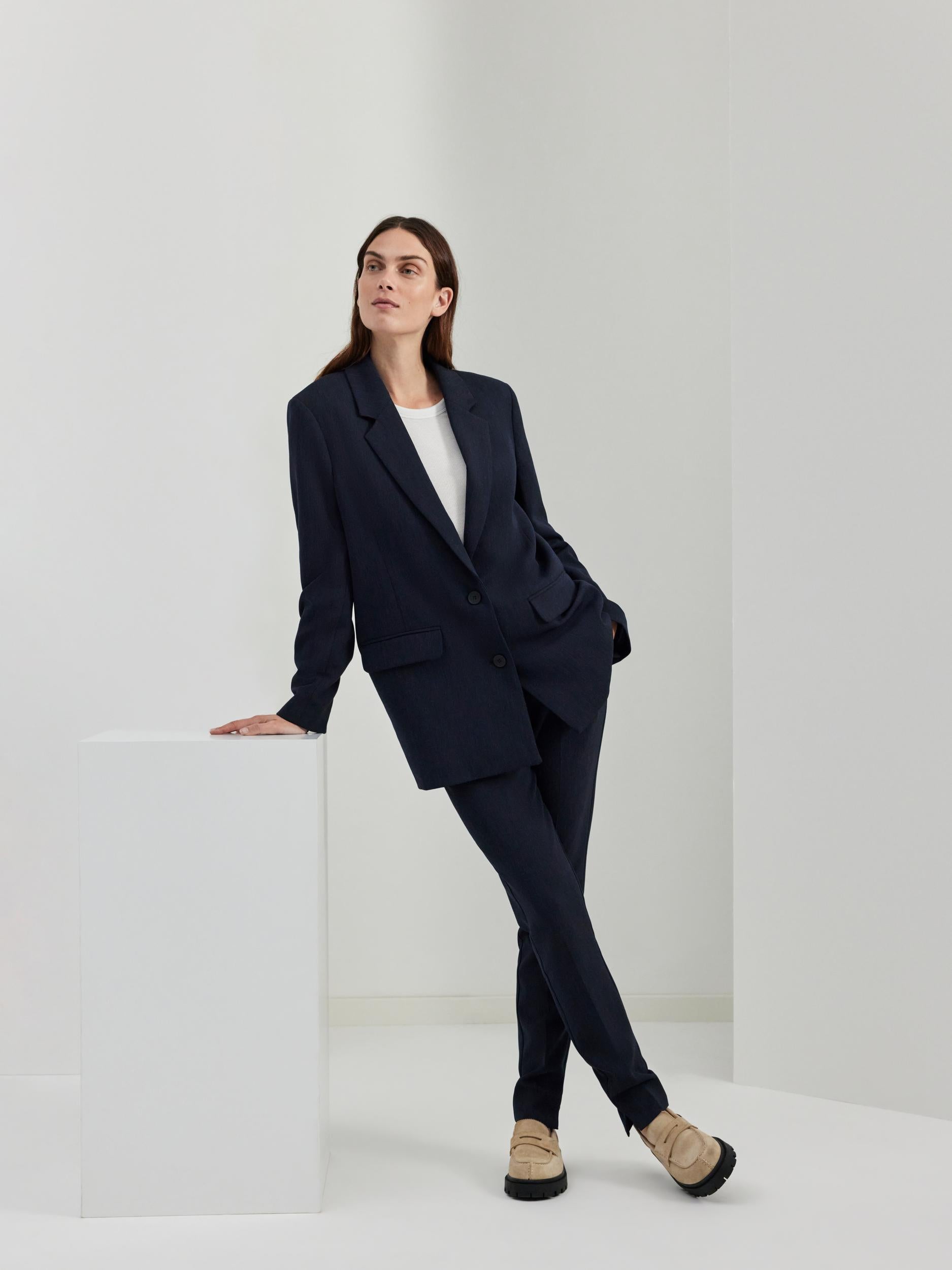 Slfrita navy blazer | Selected Femme