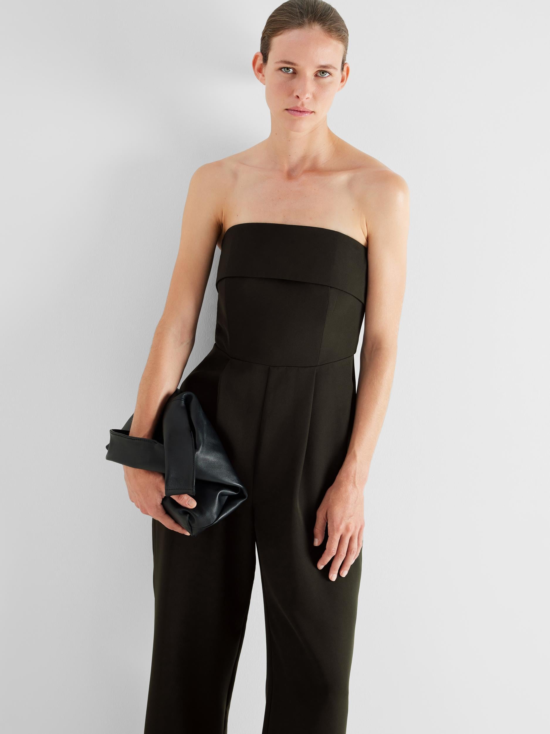 Slfvinelle black jumpsuit | Selected femme