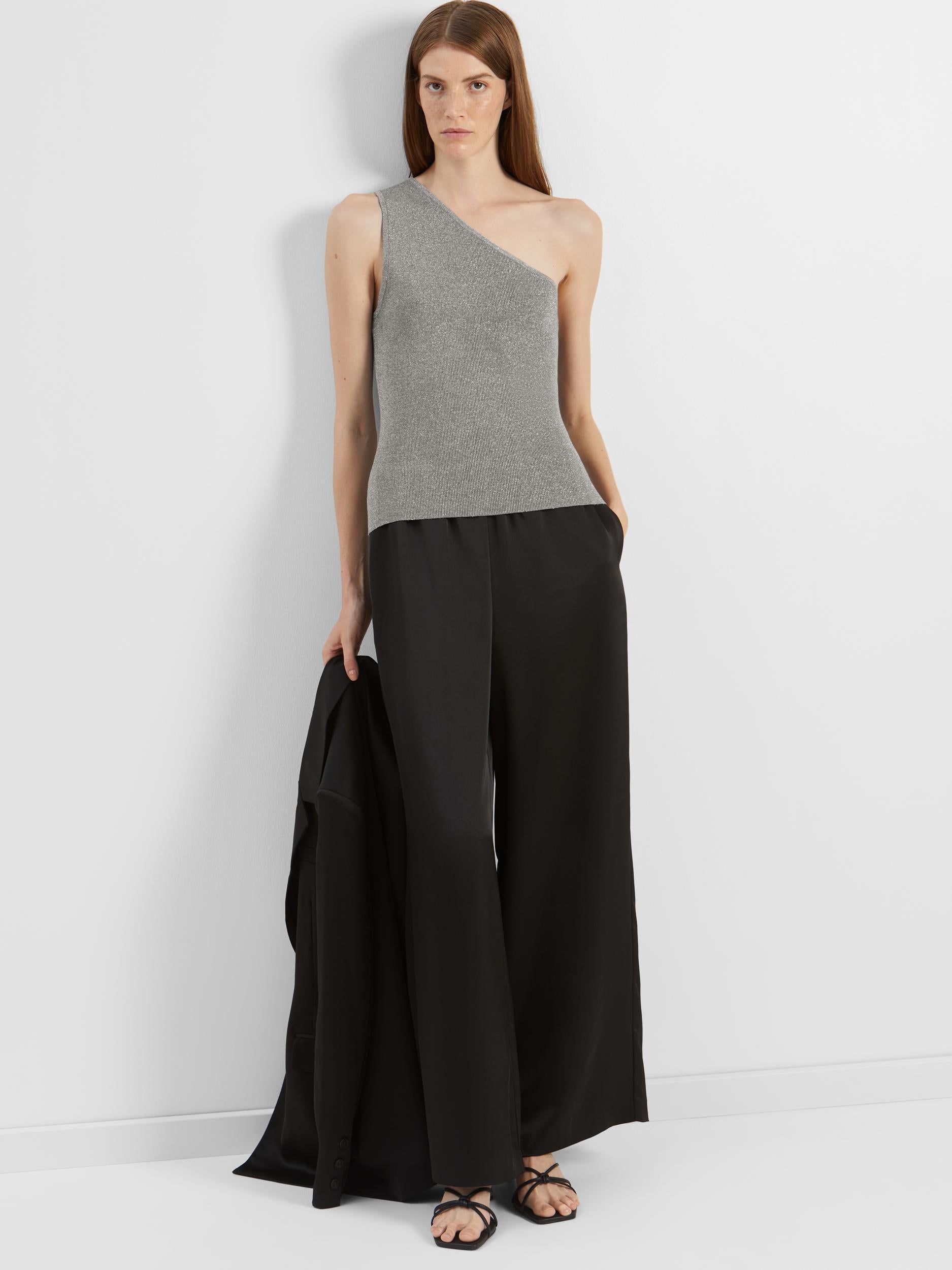 Flura one shoulder knit top | Selected Femme