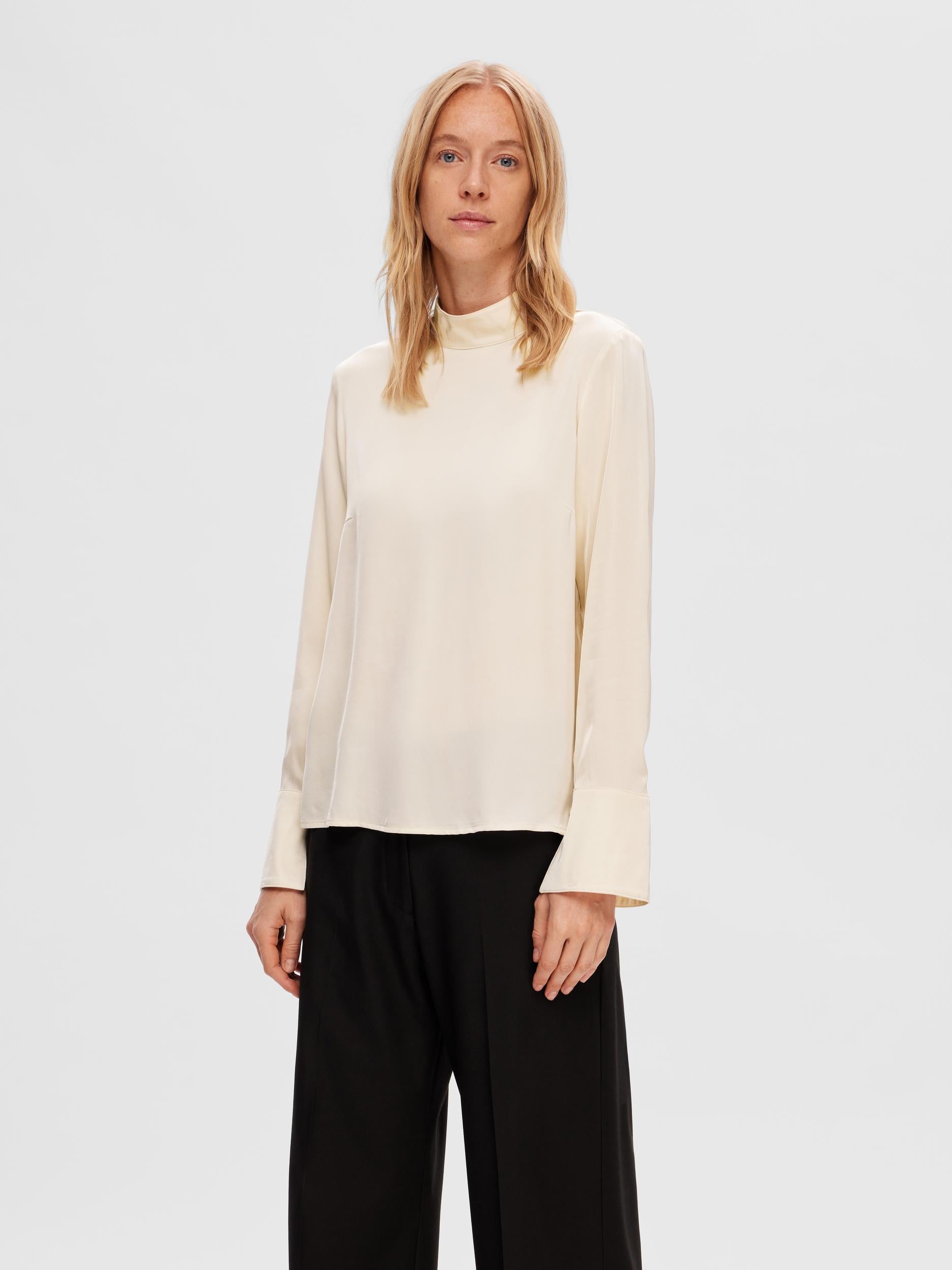Ivy cream blouse | Selected Femme