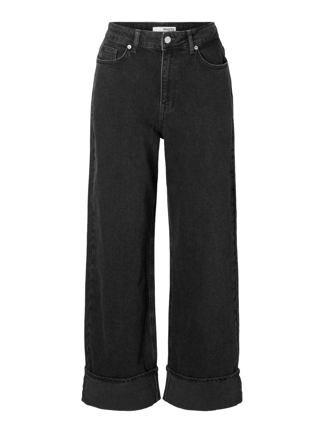 SLF Roby black wash denim Jean | SELECTED FEMME