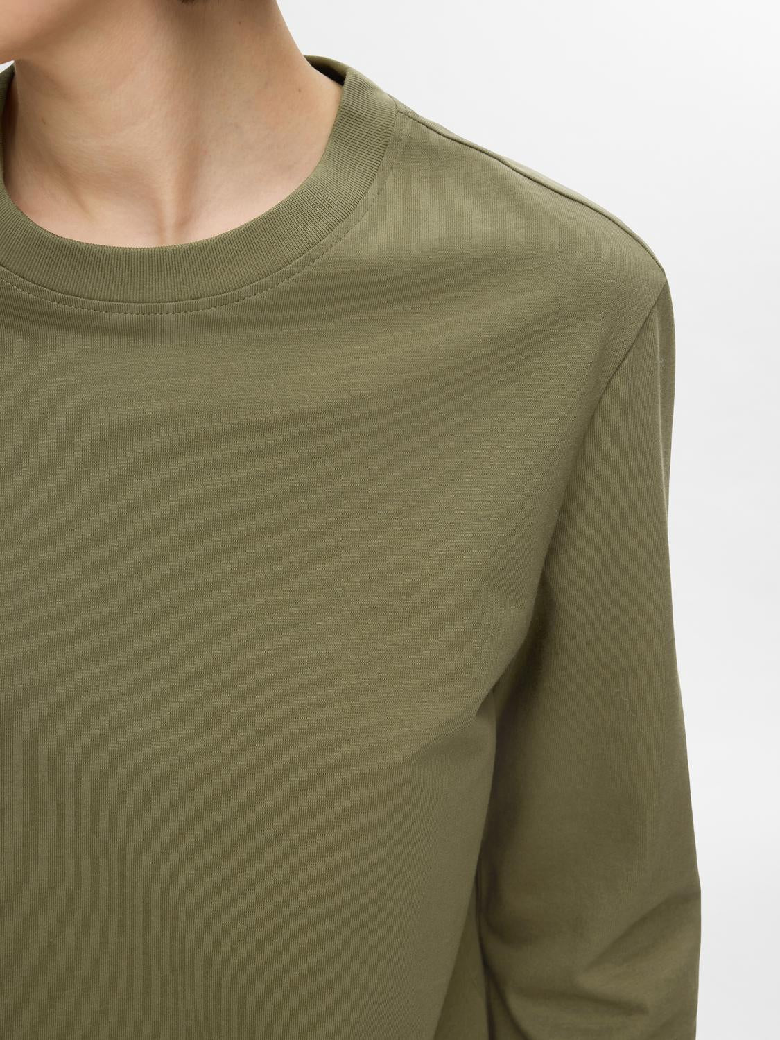 SLF essential long sleeve boxy t-shirt | Selected Femme