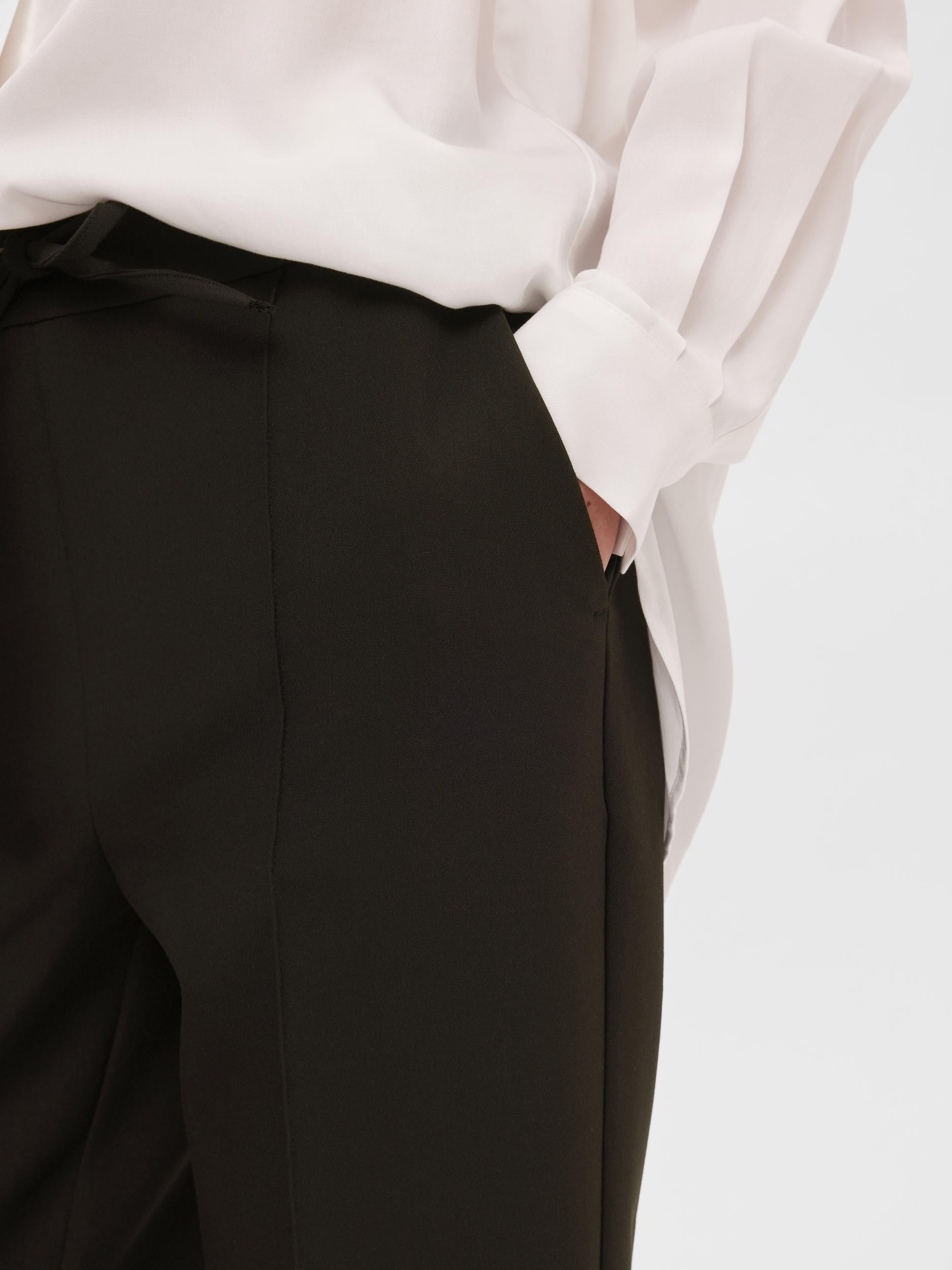 Vinnie Black Trouser | Selected Femme