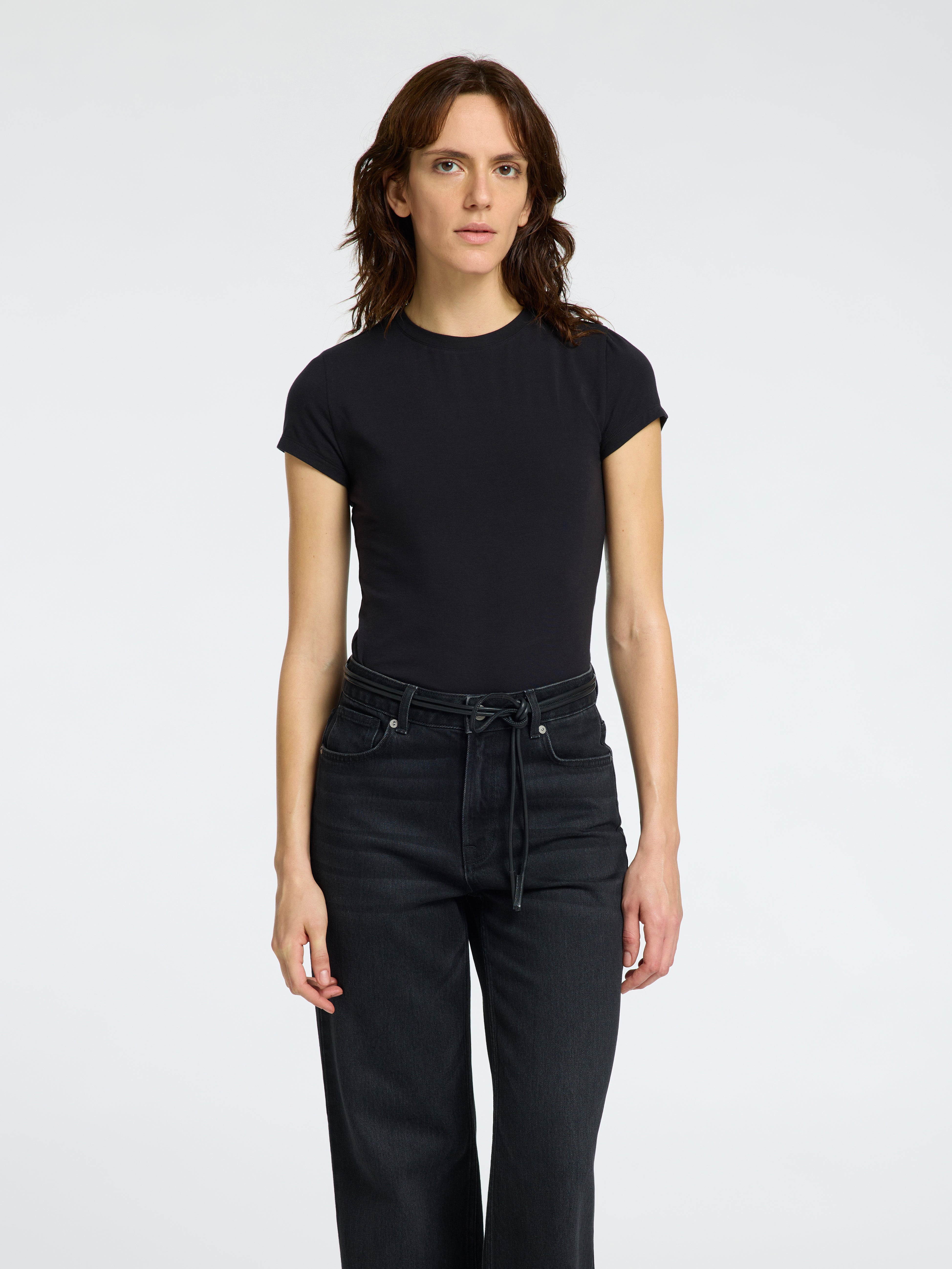 SLFMANJA SS O-Neck Tee Black | Selected Femme