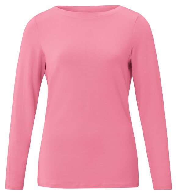 Morning Glory Boatneck Long sleeve t-shirt | Yaya