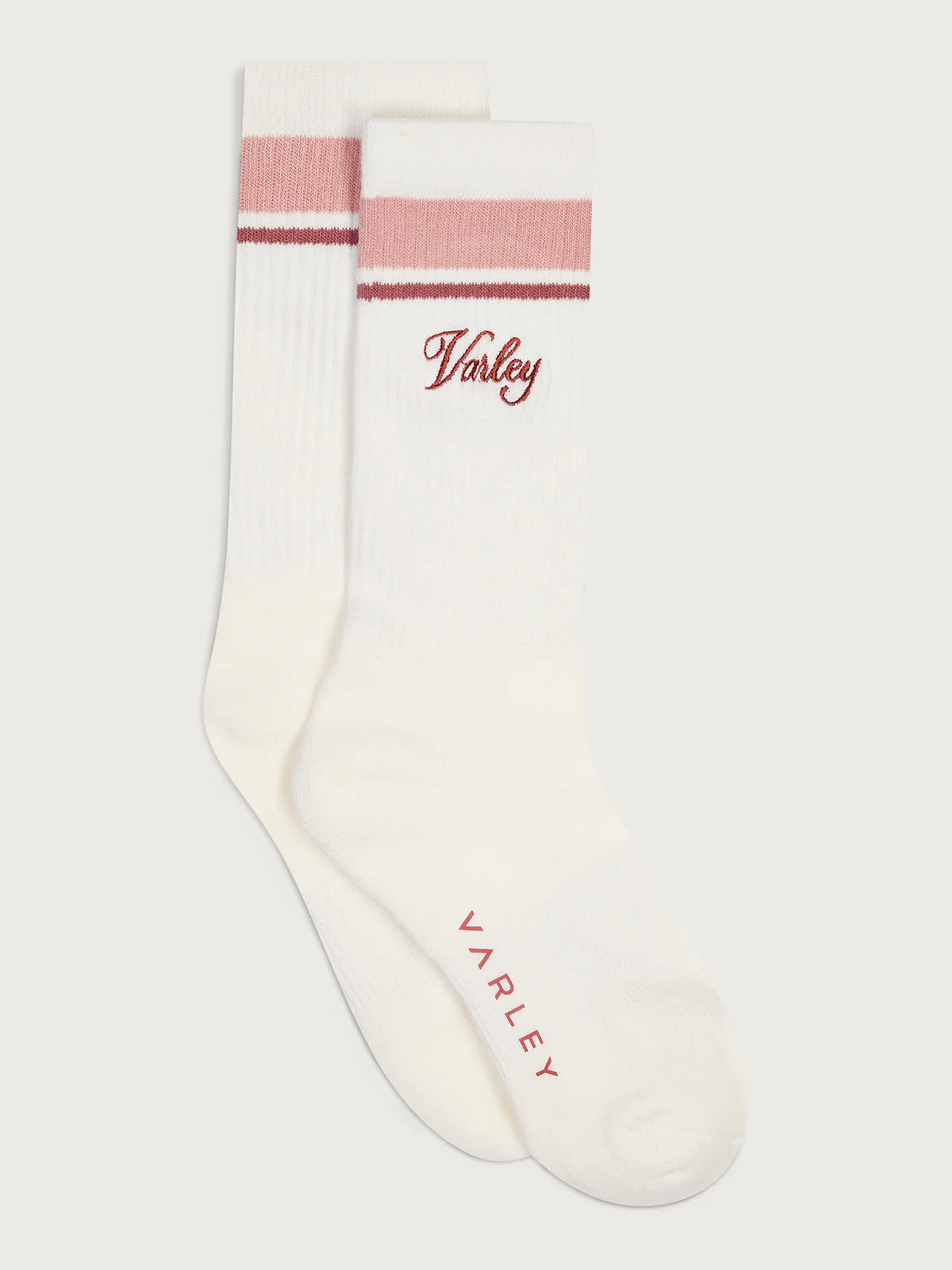 Lamar stripe socks mauve &rose | Varley