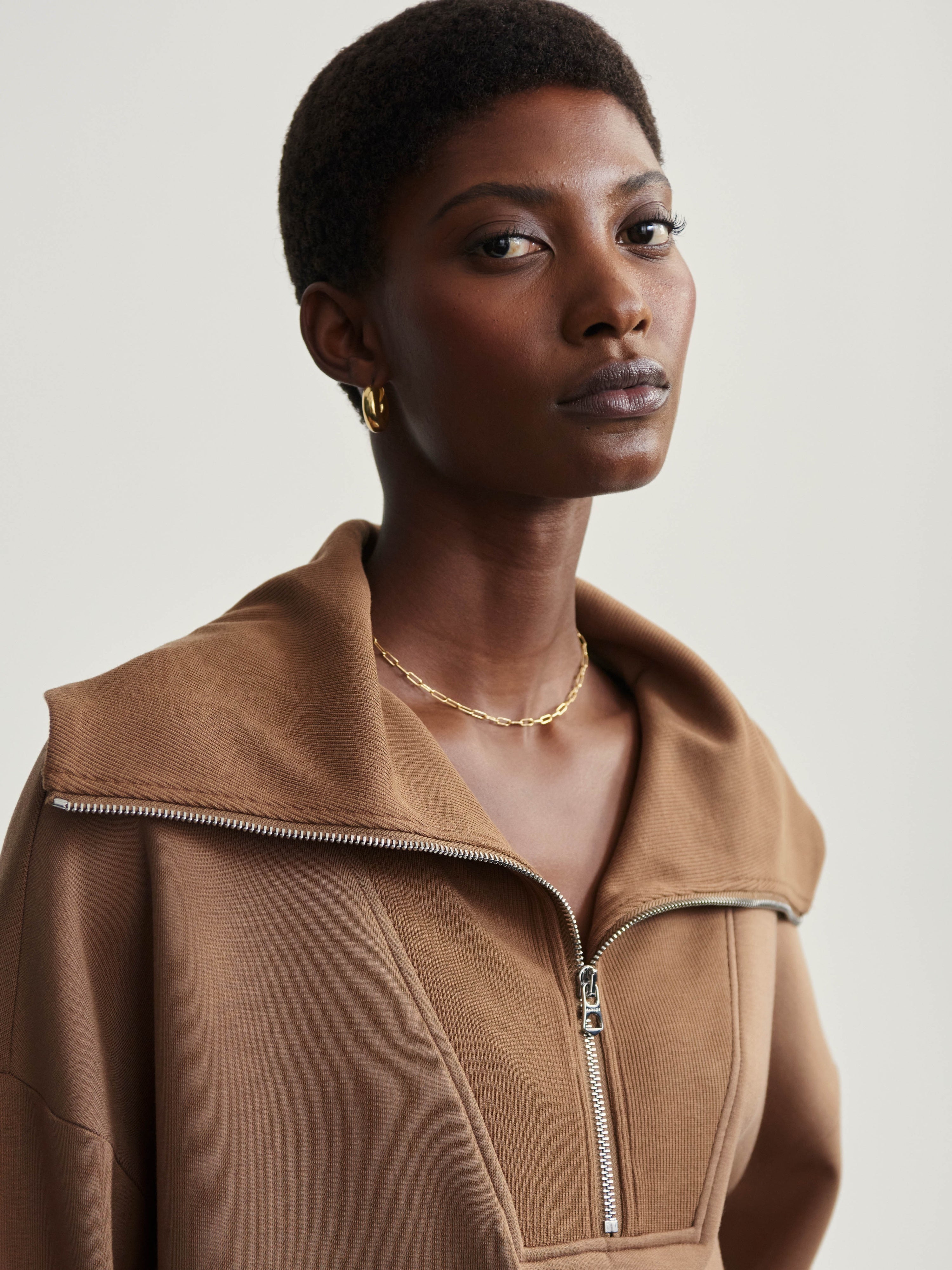 Bronze Catherine Half Zip Sweatshirt | Varley