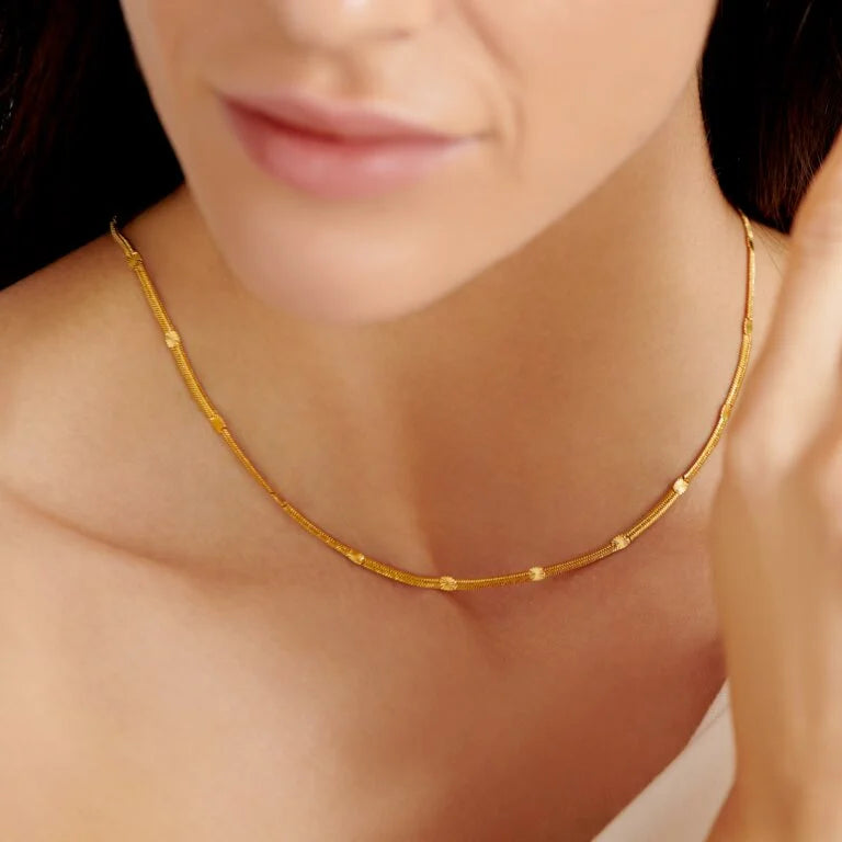Celeste snake chain necklace | Katie Loxton