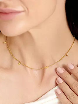 Estee gold charm necklace | Katie Loxton