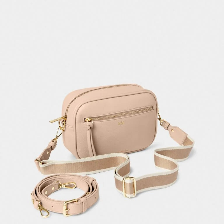 Hallie crossbody bag in nude pink | Katie Loxton