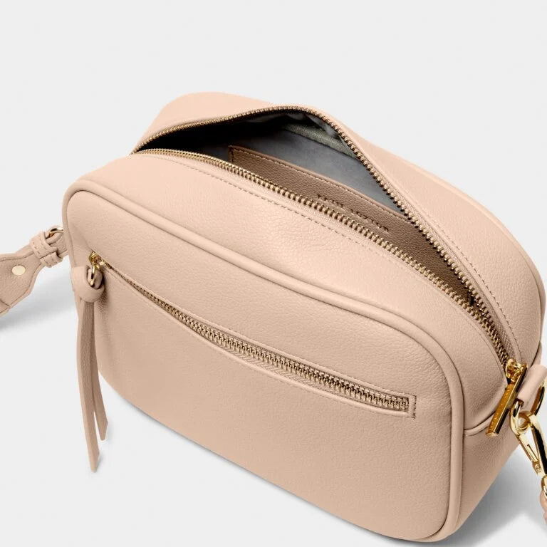 Hallie crossbody bag in nude pink | Katie Loxton