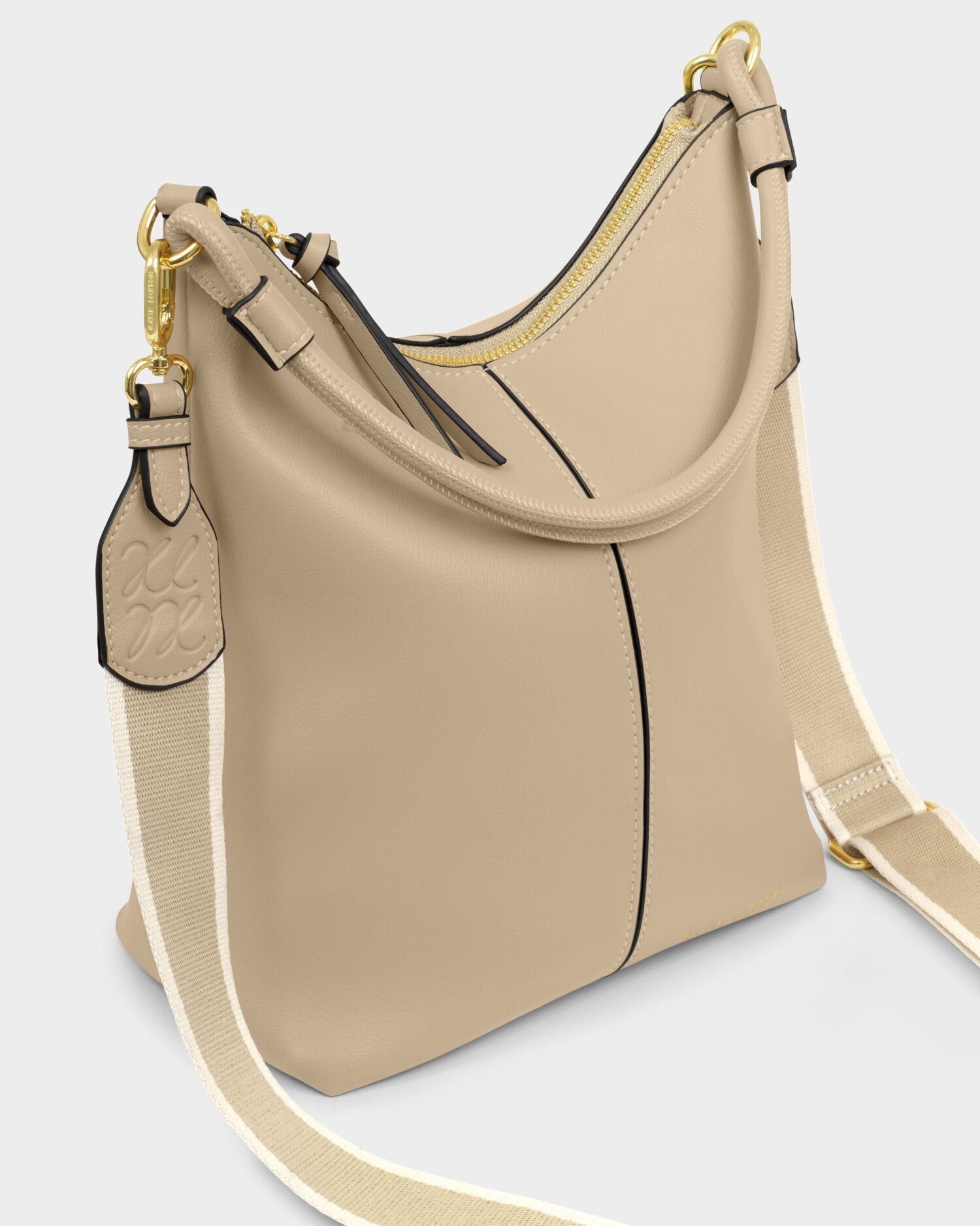 Hallie Satchel Bag Light Taupe | Katie Loxton