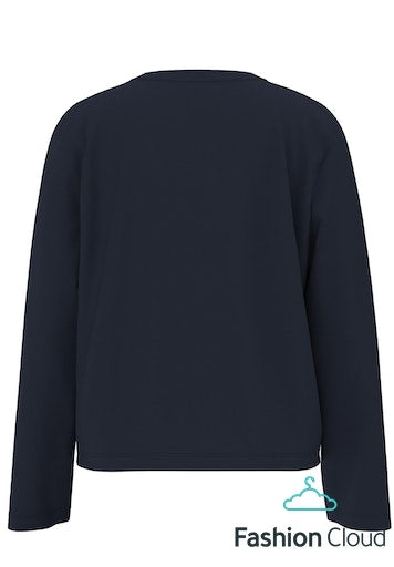 Navy LS tee | Selected Femme