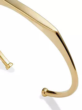 Signet gold bangle | Katie Loxton