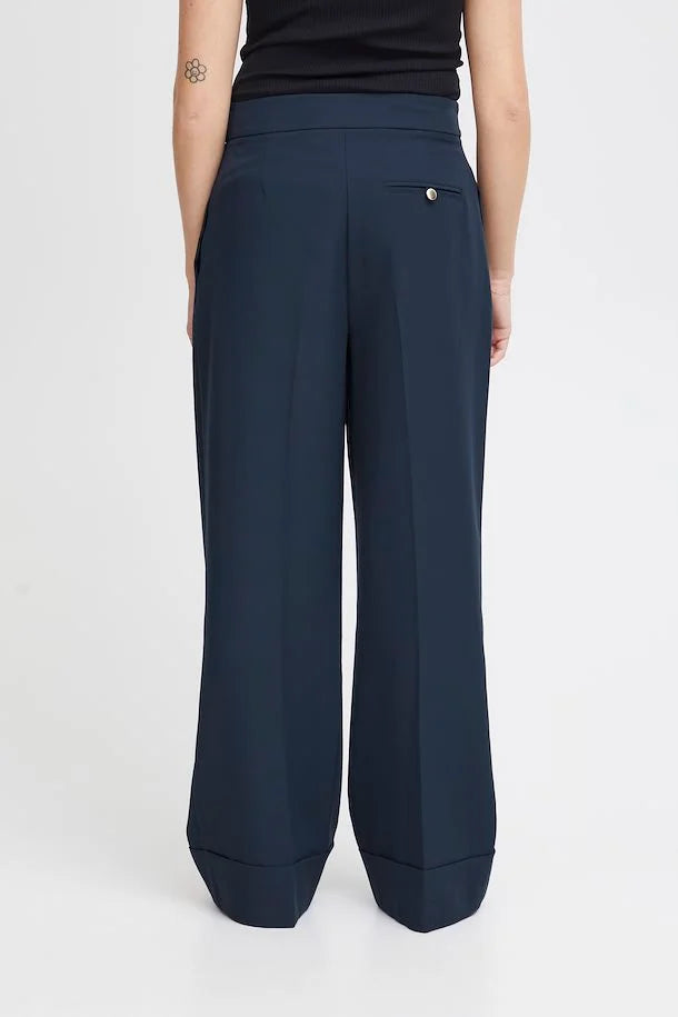 Ihlexi navy pants | Ichi