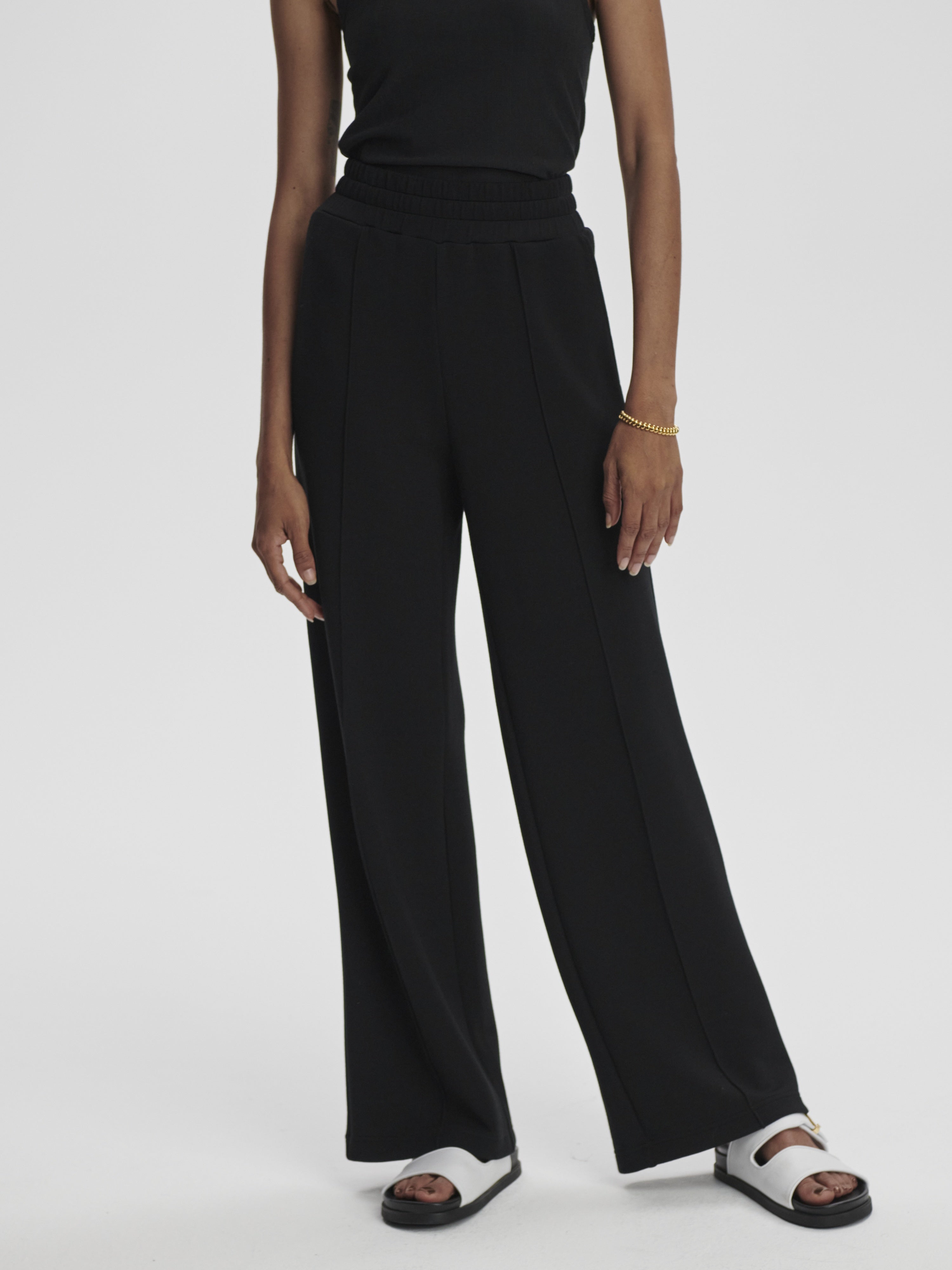 Wide Leg Black Pant | Varley