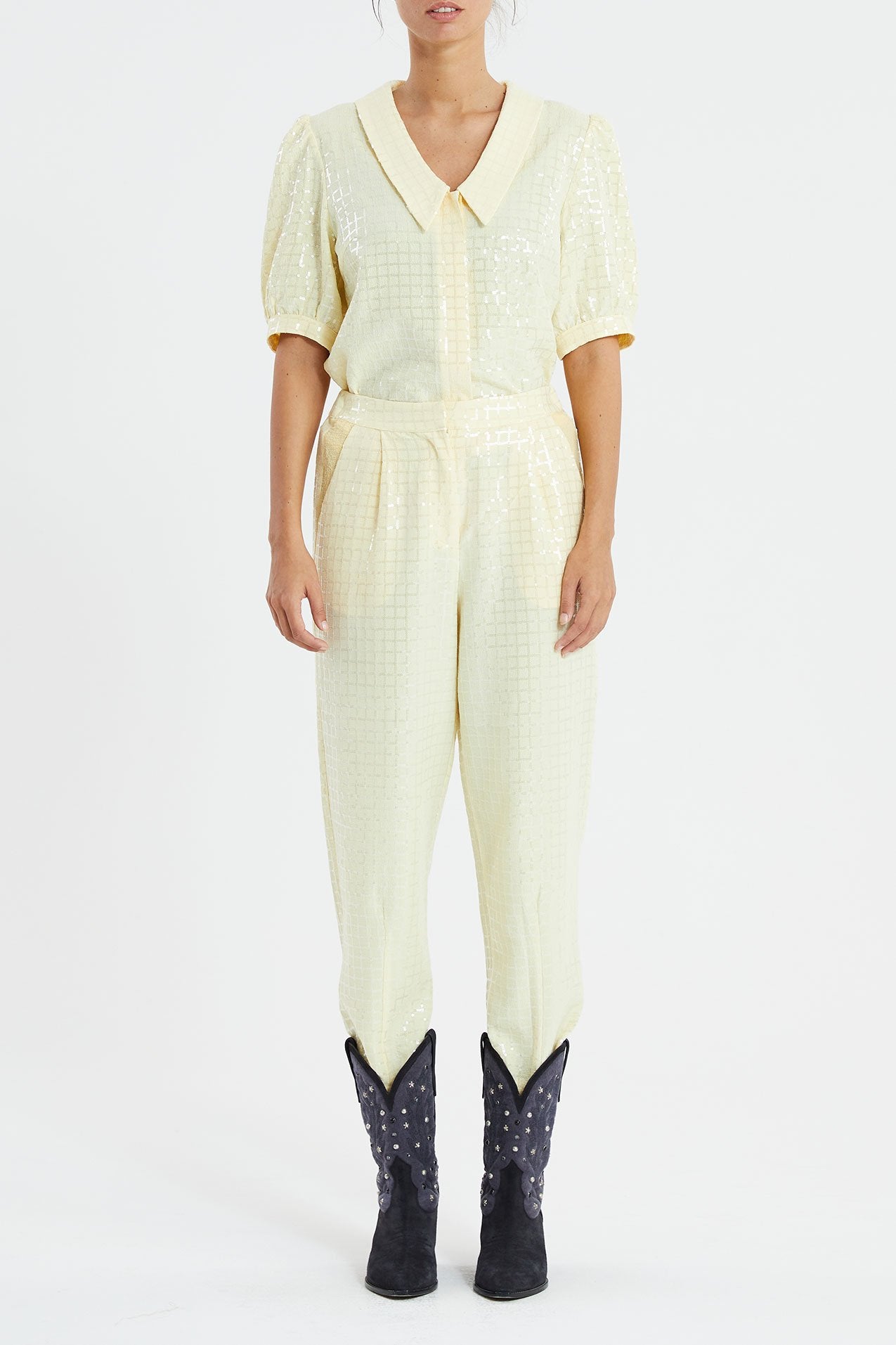 Maisie lemon trousers | Lollys Laundry