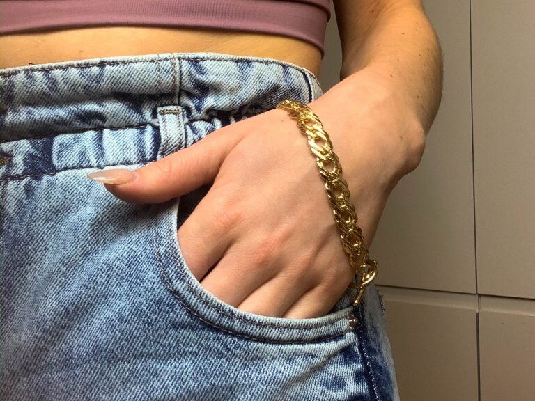 Marcella Plated Statement | Big Metal