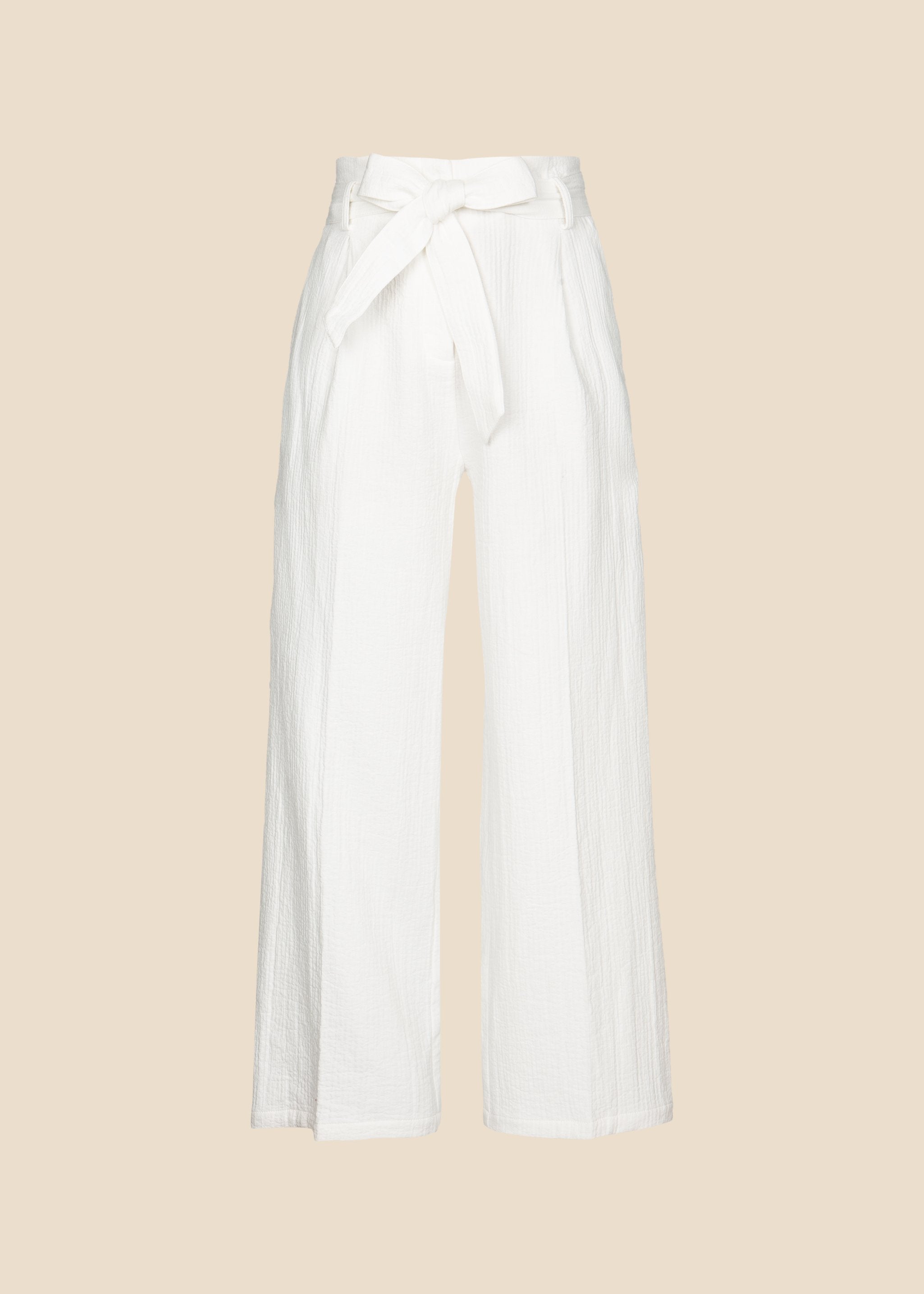 White Gina Trouser | Frnch