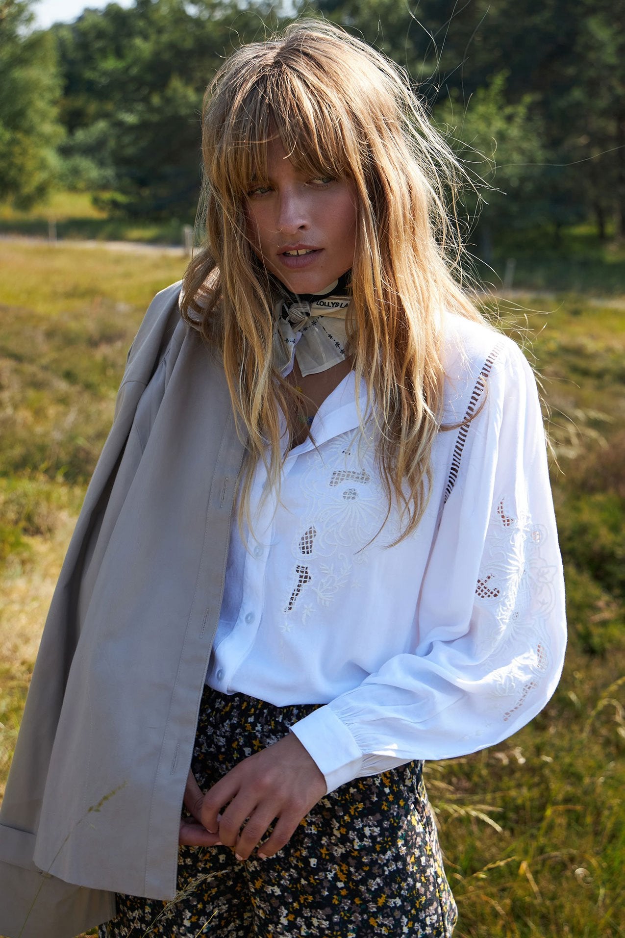 White Valentina shirt | Lollys Laundry