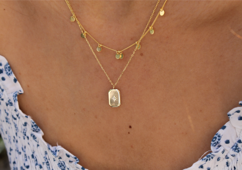 Gold Tag Necklace | Mary K