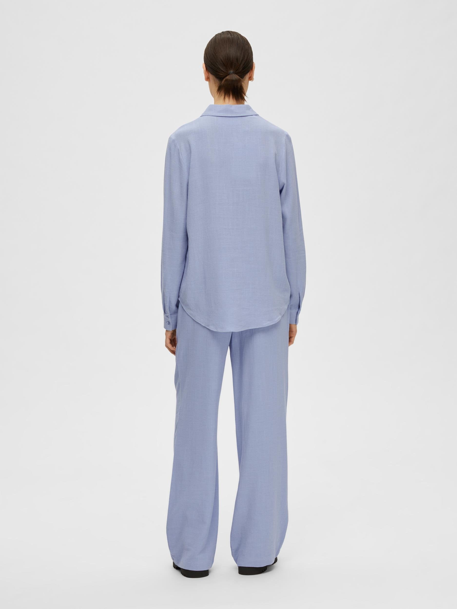 Viva Pale Blue Trousers | Selected Femme