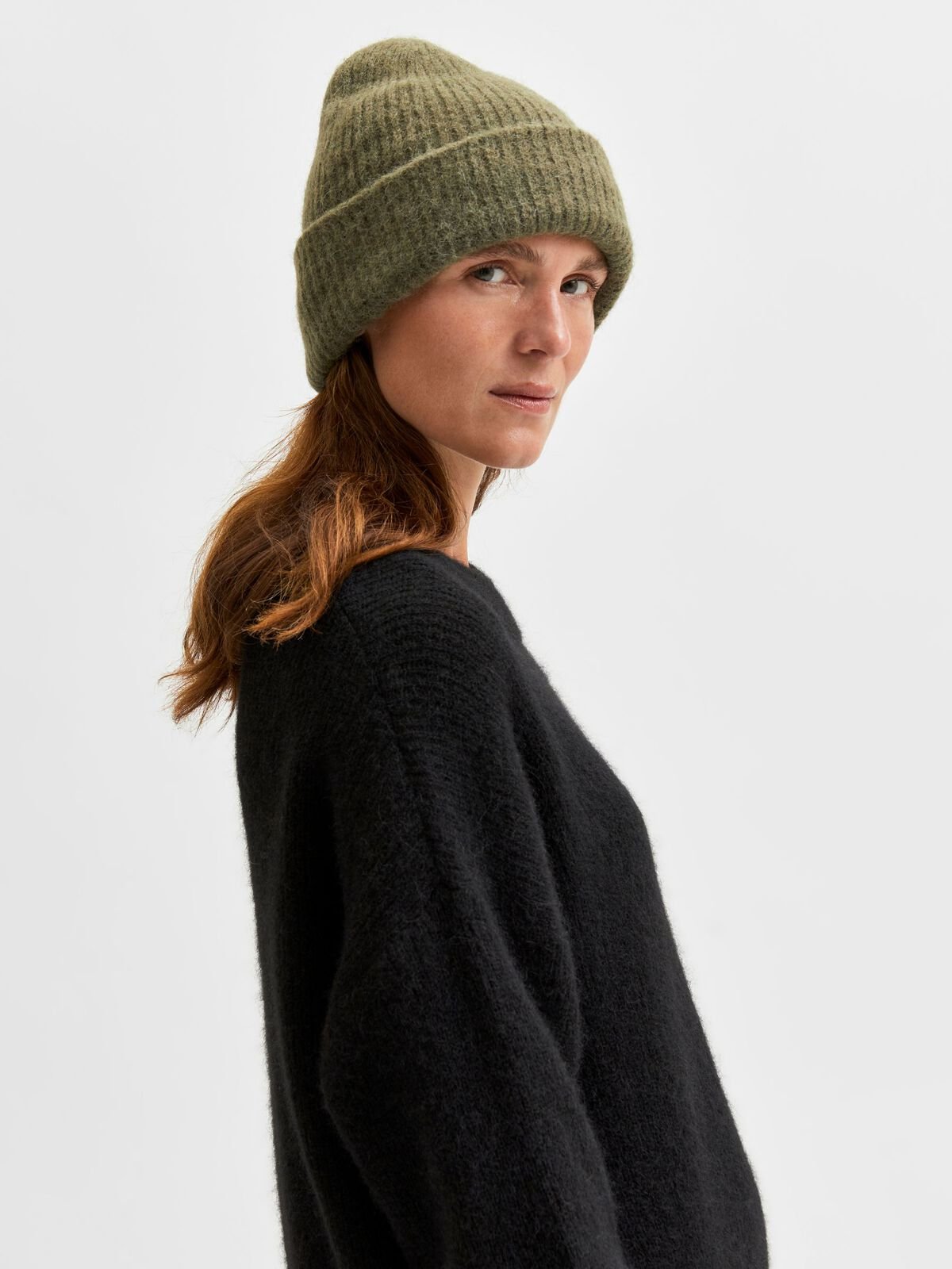 Knitted Beanie Hat | Selected Femme