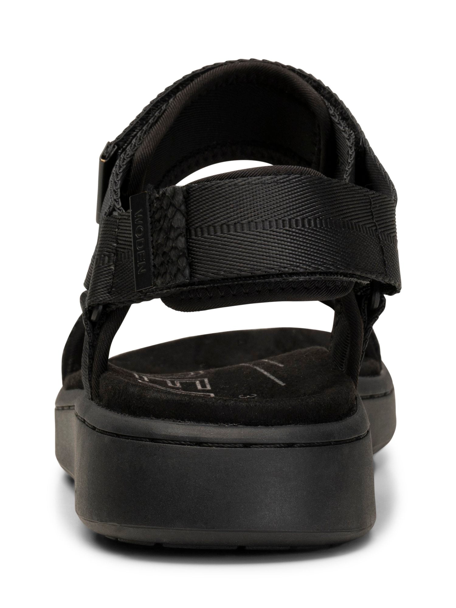 Line black black sandal | Woden