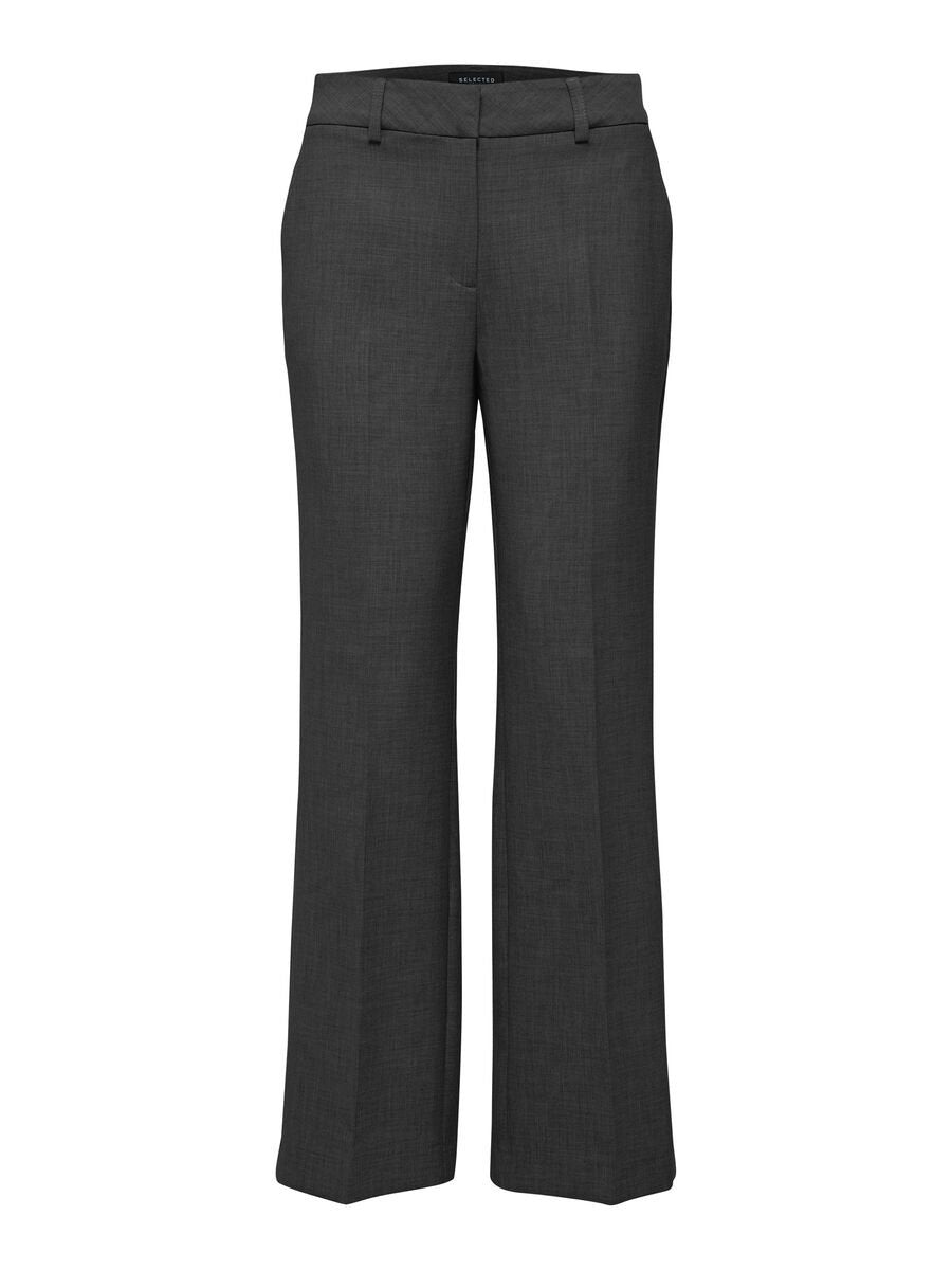 Wide Pant Dark Grey | Selected Femme