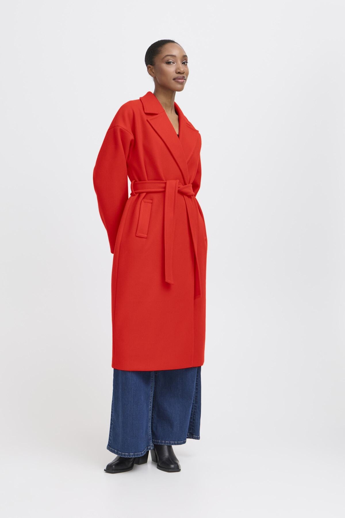 Jannet Jacket fiery red | Ichi