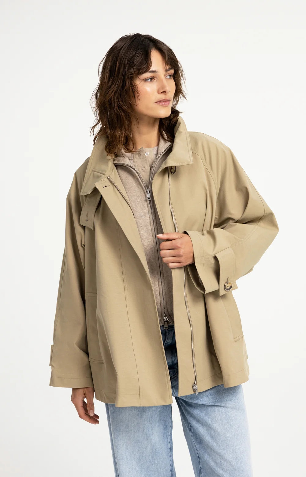 A-Line Trench Jacket |YAYA