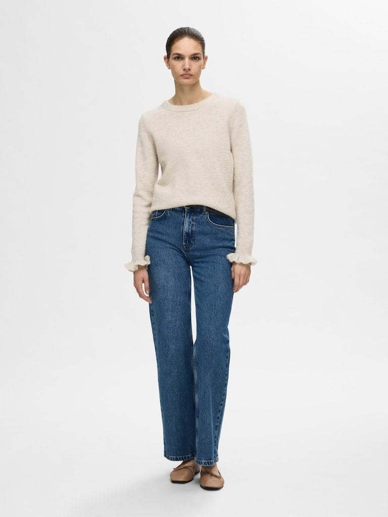 Lulu frill cuff knit | Selected Femme