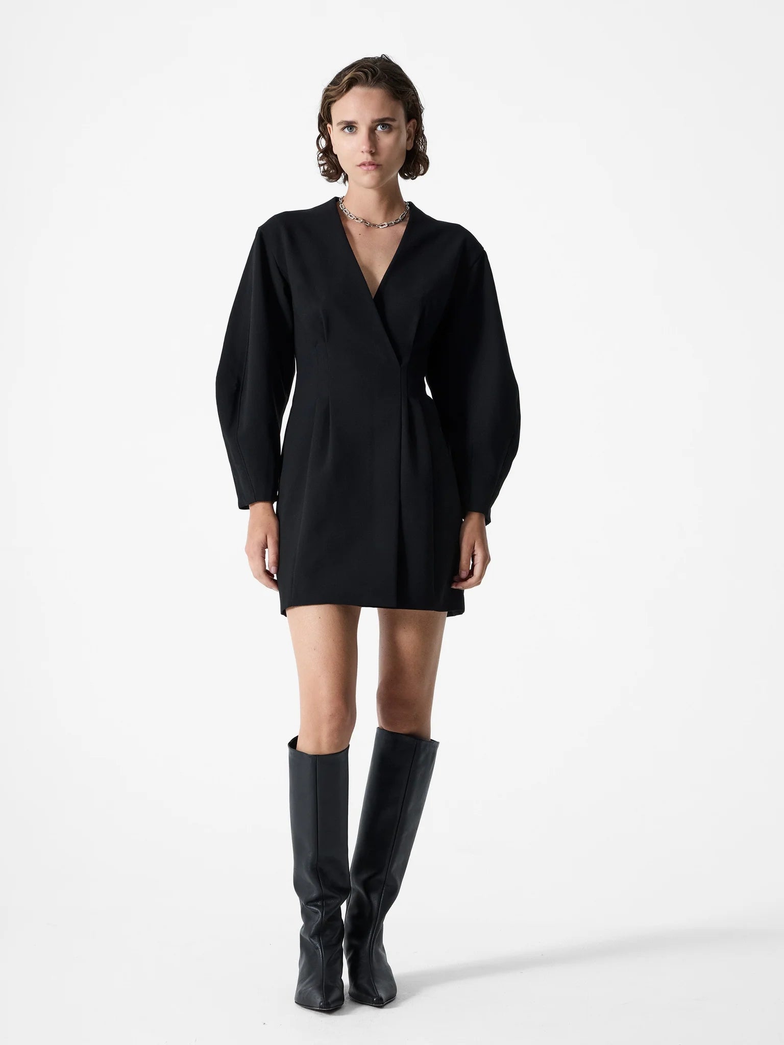 Azra Twill Wrap Dress | Selected Femme