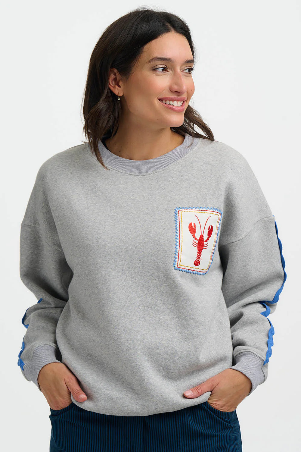 Eadie grey Sweatshirt | Sugarhill Brighton