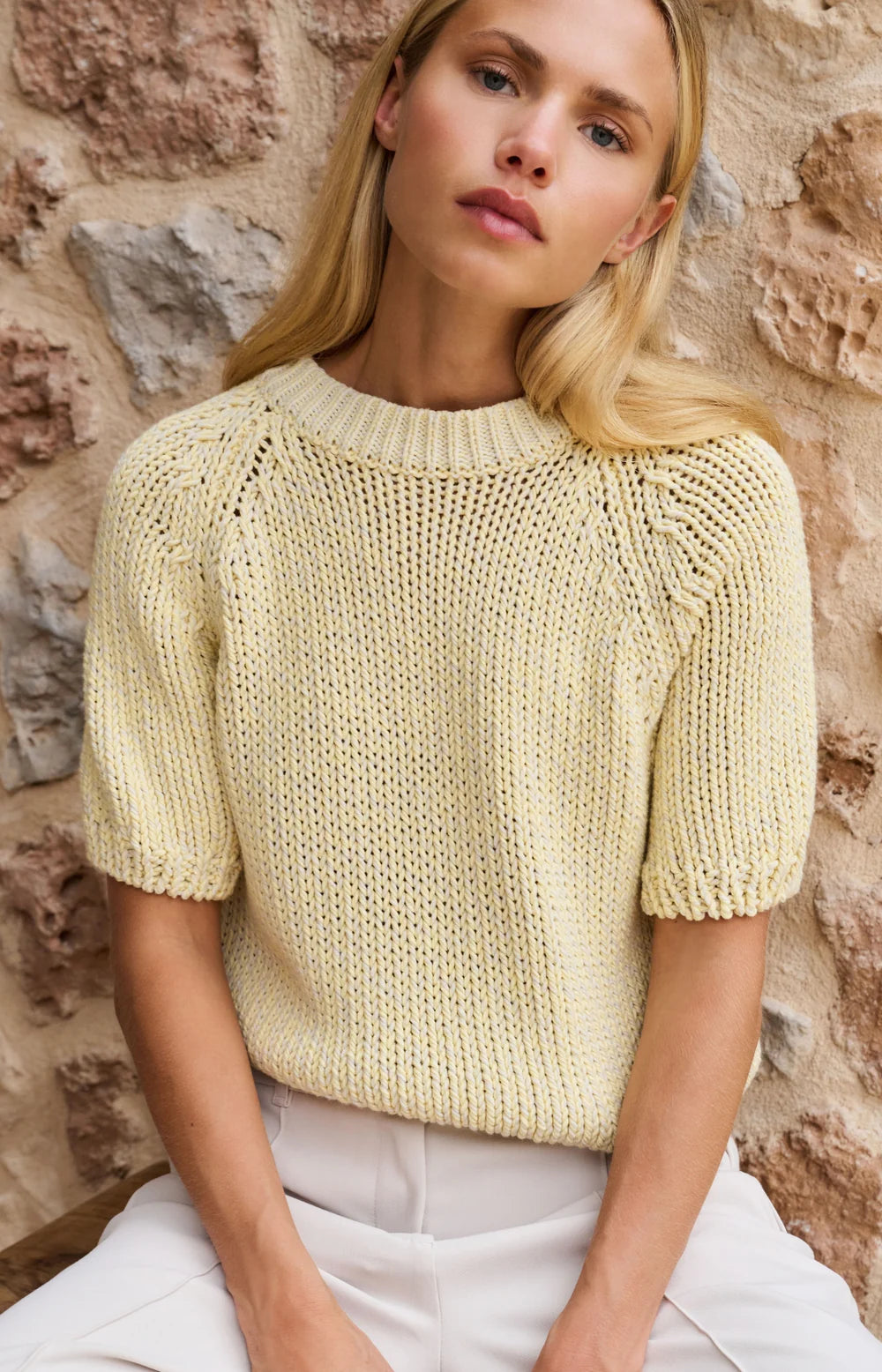 Reed yellow yam sweater|YAYA